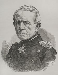 Helmuth von Moltke (Helmuth Karl Bernhard von Moltke) (1800-1891), Prussian field marshal, 1870. Creator: Celestino Sadurni