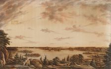 Helsinki as seen from Sörnäis, 1817. Creator: Erik Wilhelm the Younger