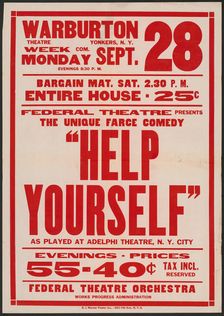 Help Yourself, Yonkers, NY, [193-]. Creator: Unknown