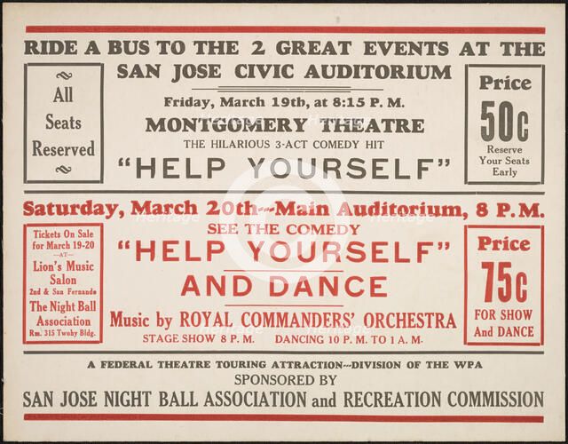 Help Yourself, San Jose, [193-]. Creator: Unknown.