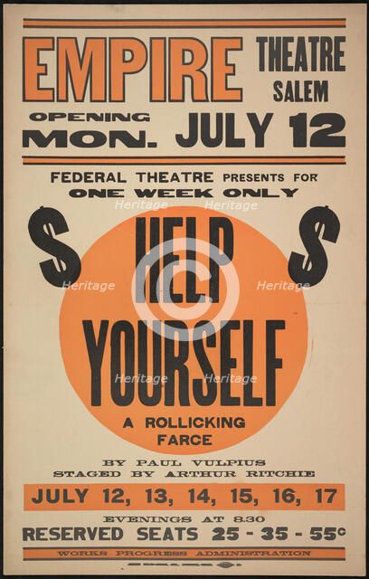 Help Yourself, Salem, MA, 1937. Creator: Unknown.