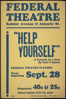 Help Yourself, Seattle, WA, 1937. Creator: Unknown