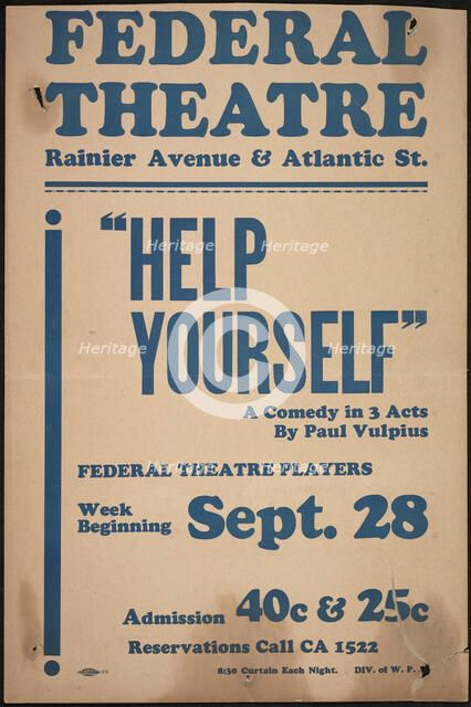 Help Yourself, Seattle, WA, 1937. Creator: Unknown.