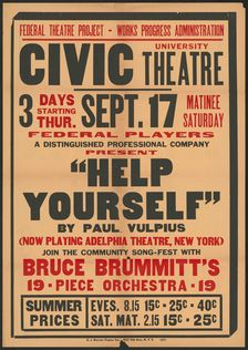 Help Yourself, Syracuse, NY, 1936. Creator: Unknown