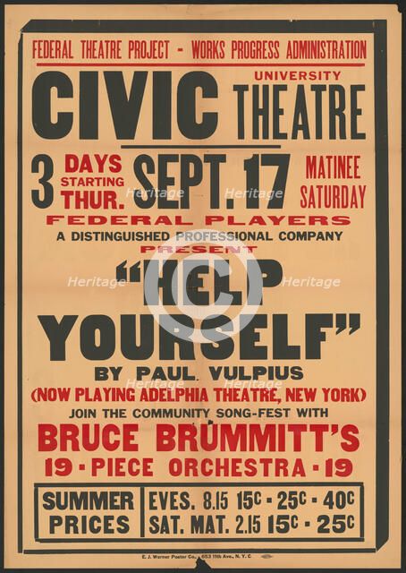 Help Yourself, Syracuse, NY, 1936. Creator: Unknown.