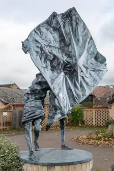 Help sculpture by Frederick Edward McWilliam, St John's Walk, Old Harlow, Essex, 2015 Artist: Steven Baker