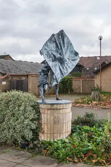 Help sculpture by Frederick Edward McWilliam, St John's Walk, Old Harlow, Essex, 2015 Artist: Steven Baker