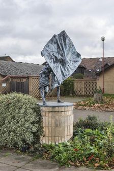 Help sculpture by Frederick Edward McWilliam, St John's Walk, Old Harlow, Essex, 2015 Artist: Steven Baker