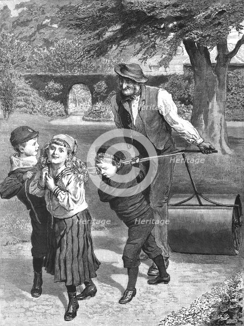 ''Helping Gardener"; after Robert Barnes, R.W.S.', 1890. Creator: Unknown.
