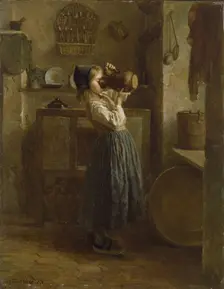 Helping Herself, 1859. Creator: Pierre Edouard Frere