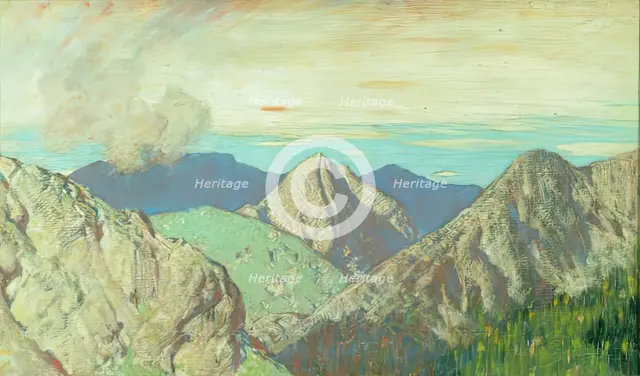 Helvellyn and Cachedicam, c1920s. Creator: Charles John Holmes.