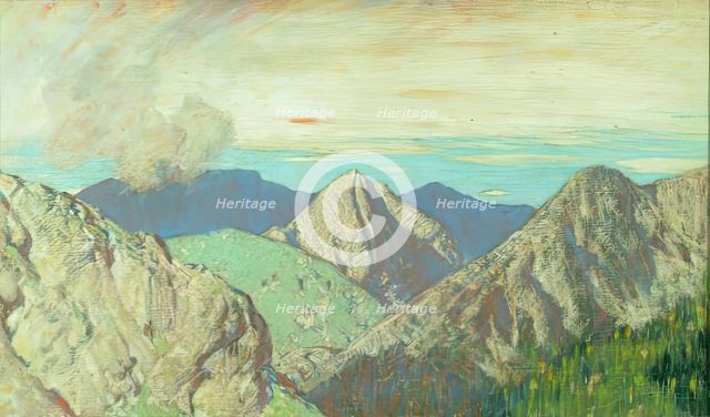 Helvellyn and Cachedicam, c1920s. Creator: Charles John Holmes.