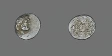 Hemidrachm (Coin) Depicting the God Zeus Amarios, 151-146 BCE. Creator: Unknown