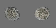 Hemidrachm (Coin) Depicting the God Zeus Amarios, 191-146 BCE. Creator: Unknown
