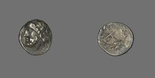 Hemidrachm (Coin) Depicting the God Zeus Amarios, 280-146 BCE. Creator: Unknown