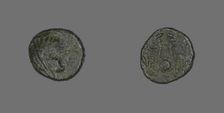 Hemidrachm (Coin) Depicting a Female Head, 146-27 BCE. Creator: Unknown