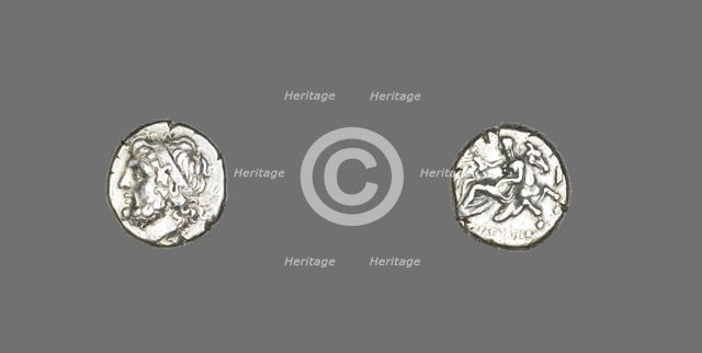 Hemidrachm (Coin) Depicting Poseidon, 3rd century BCE. Creator: Unknown.