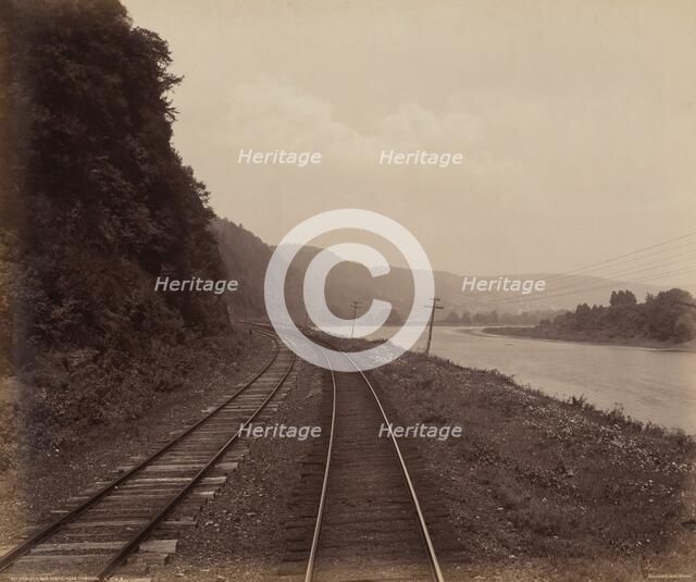 Hemlock Run Curve, Near Towanda, c. 1895. Creator: William H Rau.