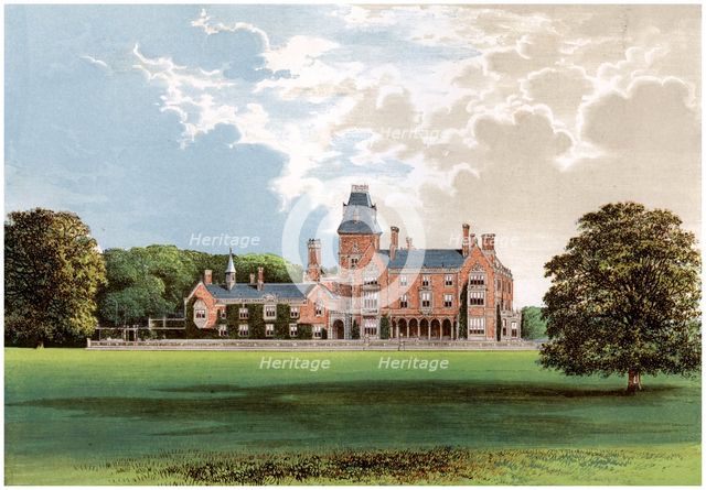 Hemsted Park, near Staplehurst, Kent, home of Viscount Cranbrook, c1880. Artist: Unknown