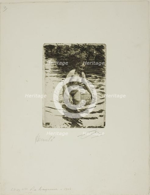 Hemulå II, 1906. Creator: Anders Leonard Zorn.
