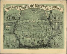 Henglers promenade concerts, c1880. Creator: Unknown