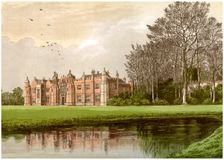 Hengrave Hall, Suffolk, home of the Gage family, c1880