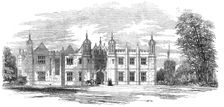 Hengrave Hall, Suffolk, the Seat of Sir Thomas R. Gage, Bart, 1854. Creator: Unknown