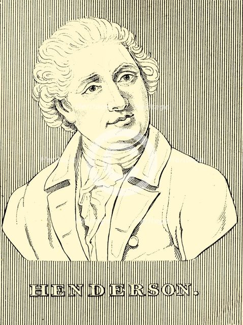'Henderson', (1747-1785), 1830. Creator: Unknown.