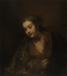 Hendrickje Stoffels (1626-1663), mid-1650s. Creator: Rembrandt Harmensz van Rijn