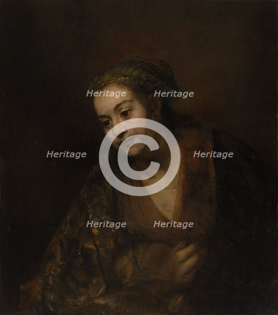Hendrickje Stoffels (1626-1663), mid-1650s. Creator: Rembrandt Harmensz van Rijn.
