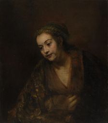 Hendrickje Stoffels (1626-1663), mid-1650s. Creator: Rembrandt Harmensz van Rijn