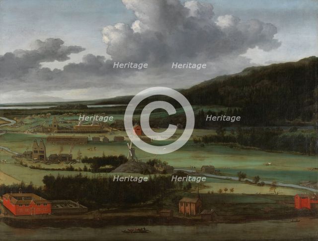 Hendrik Trip’s Cannon Foundry in Julitabruk, Sweden, 1650-1675. Creator: Allart van Everdingen.