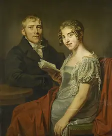 Hendrik Arend van den Brink (1783-1852) and his Wife Lucretia Johanna..., 1805-1830. Creator: Louis Moritz