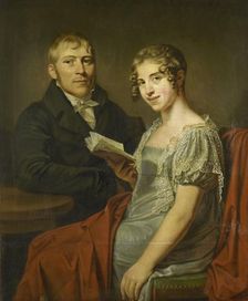 Hendrik Arend van den Brink (1783-1852) and his Wife Lucretia Johanna..., 1805-1830. Creator: Louis Moritz