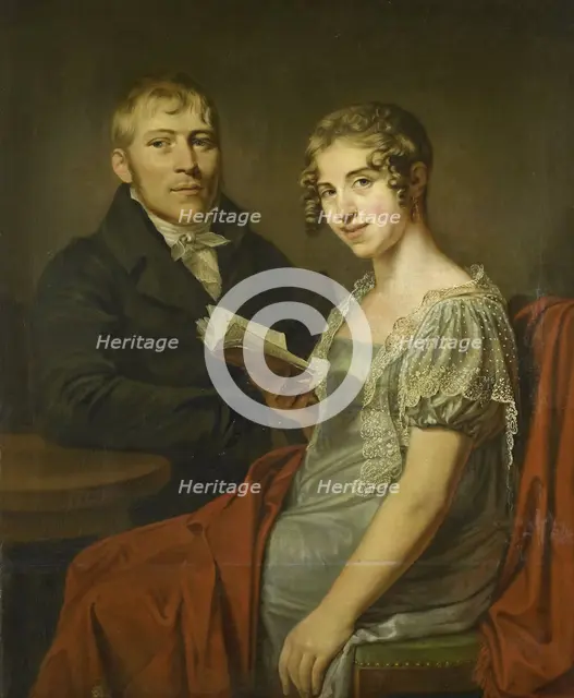 Hendrik Arend van den Brink (1783-1852) and his Wife Lucretia Johanna..., 1805-1830. Creator: Louis Moritz.