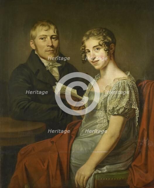 Hendrik Arend van den Brink (1783-1852) and his Wife Lucretia Johanna..., 1805-1830. Creator: Louis Moritz.