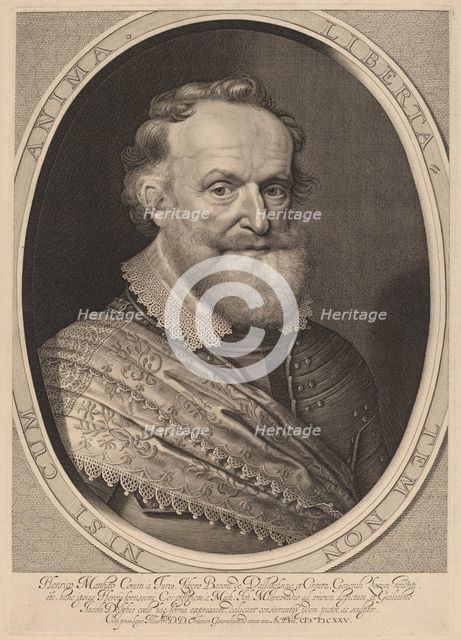 Hendrik Matthias, Count of Thurn and Taxis, 1625. Creator: Willem Jacobzoon Delff.