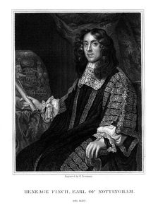 Heneage Finch, 1st Earl of Nottingham, Lord Chancellor of England, (1824).Artist: W Freeman