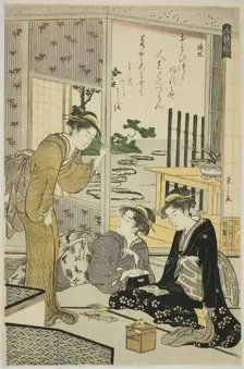 Henjo, from the series "Six Immortal Poets (Rokkasen)", c. 1789/90. Creator: Hosoda Eishi