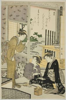 Henjo, from the series "Six Immortal Poets (Rokkasen)", c. 1789/90. Creator: Hosoda Eishi