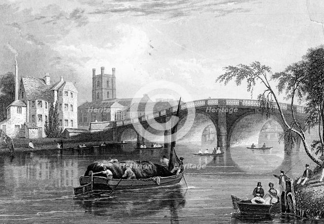 Henley Bridge, Henley-on-Thames, London, 1803. Artist: Unknown