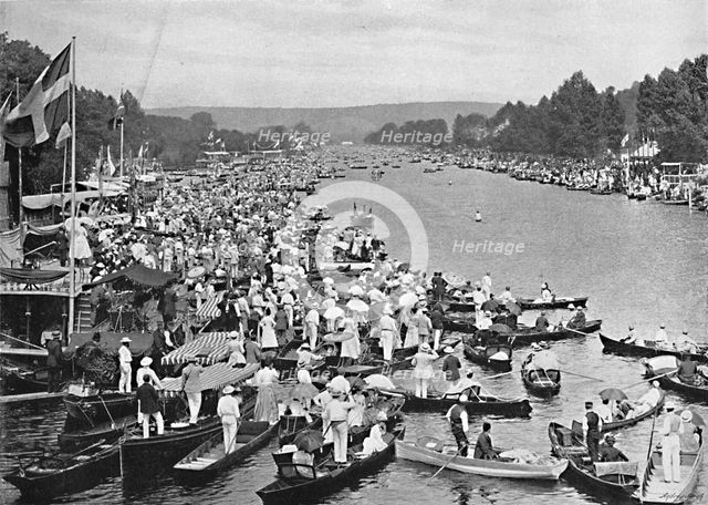 'Henley Regatta', c1896. Artist: Marsh Brothers.