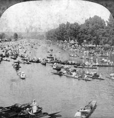 Henley Regatta, Henley-on-Thames, London, 1901.Artist: ME Wright
