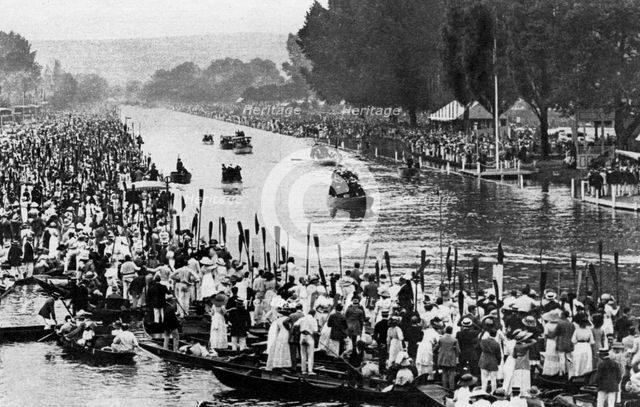 Henley Regatta, Oxfordshire, 6th July 1912 (1937). Artist: Horace Walter Nicholls