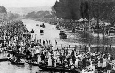 Henley Regatta, Oxfordshire, 6th July 1912 (1937). Artist: Horace Walter Nicholls