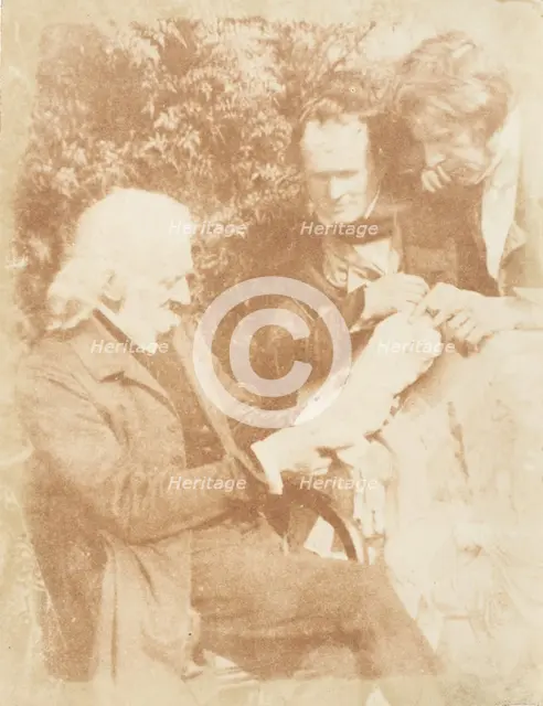 Henning, Handyside Ritchie, & D.O. Hill, R.S.A., 1843-47. Creators: David Octavius Hill, Robert Adamson, Hill & Adamson.