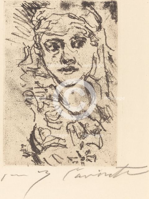 Henny Porten, 1923. Creator: Lovis Corinth.