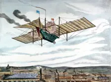 Henson and Stringfellow's 1843 design for steam-powered flying machine, 1843