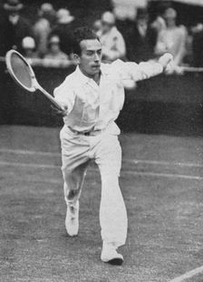 Henri Cochet, the fastest player of his time, Wimbledon, 1927