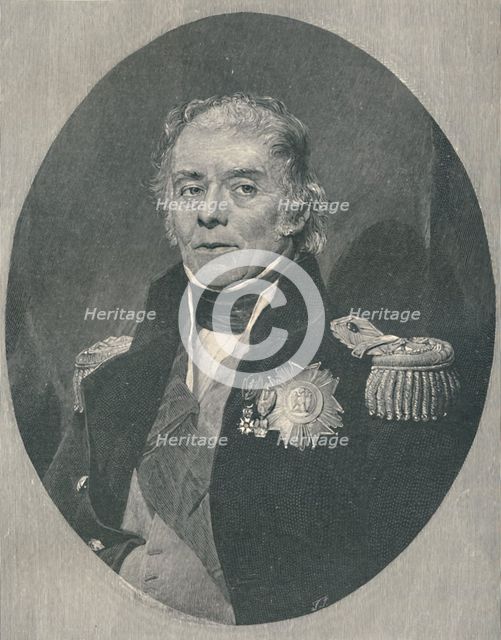 'Henri-Gratien, Count Bertrand', c1850, (1896). Artist: T Johnson.